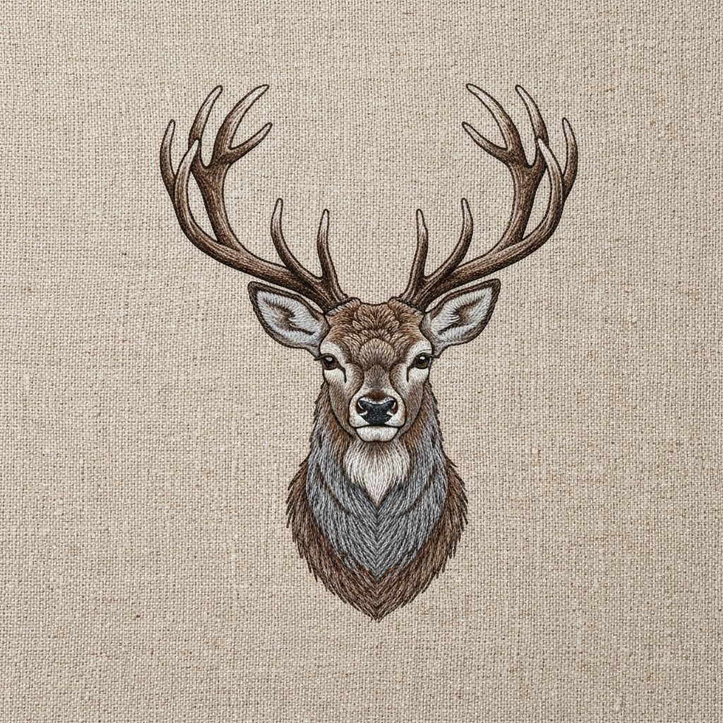 Woodland Deer Portrait